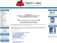 Tablet Screenshot of legacyhomeschool.com